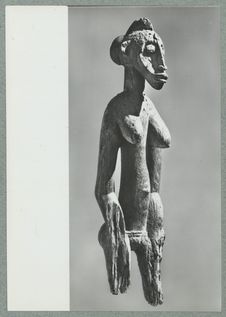 Fruchtbarkeitsstatue der Senufo, Elfenbeinküste, Holz [statuette de fertilité]