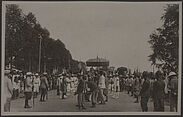 Départ de la procession royale, quai Sisowath à Phnom Penh