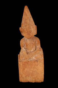 Ebauche de stautuette de Bouddha vainqueur de Mara ("Maravijaya")