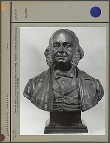 Buste en bronze représentant Paul Broca