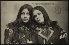 Types de jeunes filles indiennes de la tribu des Hurons