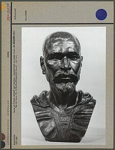 Buste en bronze, Arabe de Biskra, face