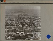 Vue aérienne de la ville européenne