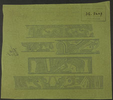 Fig. 26. Stylisations de motifs de jaguars sur les vases Nicoya polychromes