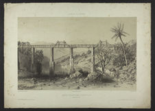 Aqueduc Chabrier dans la ravine du Gol - Quartier Saint Louis